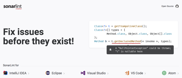 https://www.sonarlint.org/