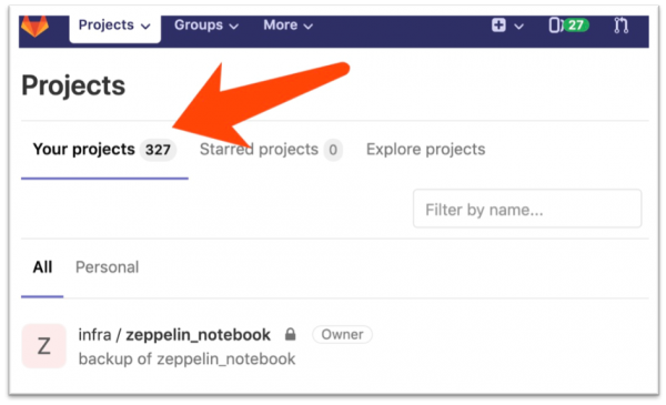 number_gitlab_project